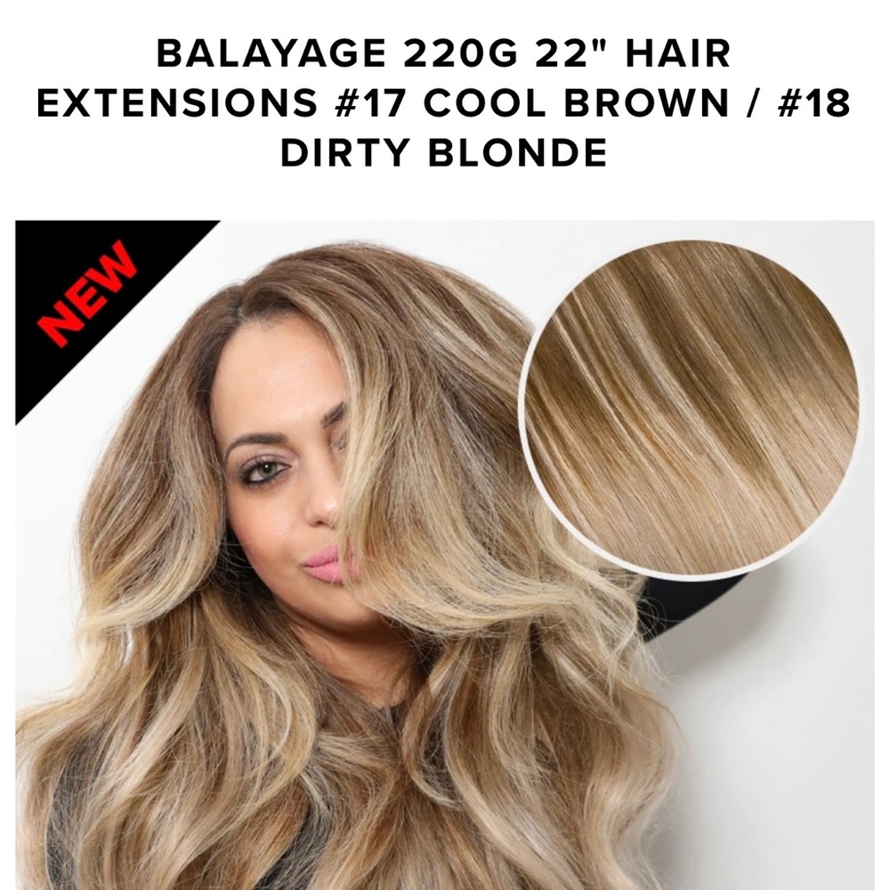 COPY - Guy Tang Balayage Bellami extensions 22” #17/18 STILL AVAILABLE